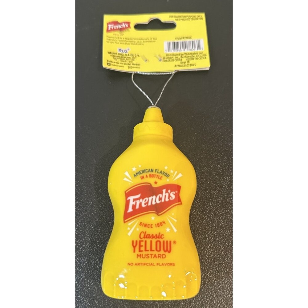 NWT French’s Classic Yellow Mustard Ornament Collectible LIMITED EDITION - Picture 3 of 8